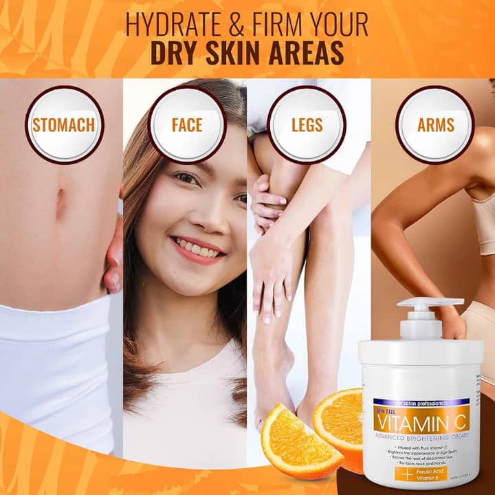 Crème Corporelle Vitamine C – Hydratante & Éclat Naturel