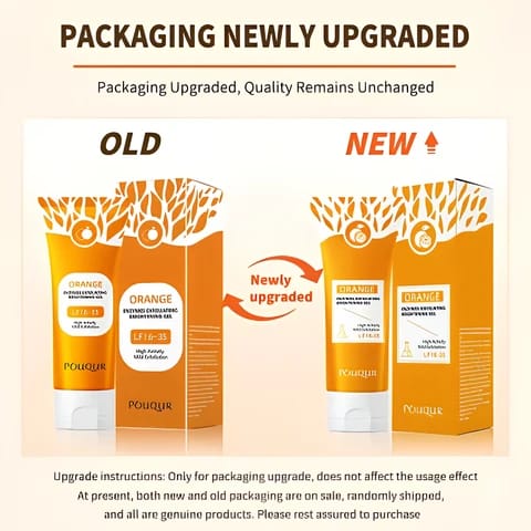 Gel Exfoliant Visage aux Enzymes d’Orange 100 g – Nettoyant Doux pour une Peau Fraîche et Éclatante