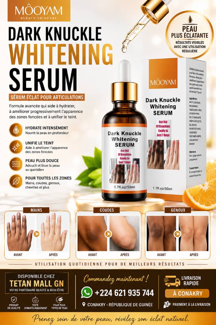 Sérum Anti-Taches pour Jointures – Soin Unifiant pour les Doigts, les Phalanges et les Coudes