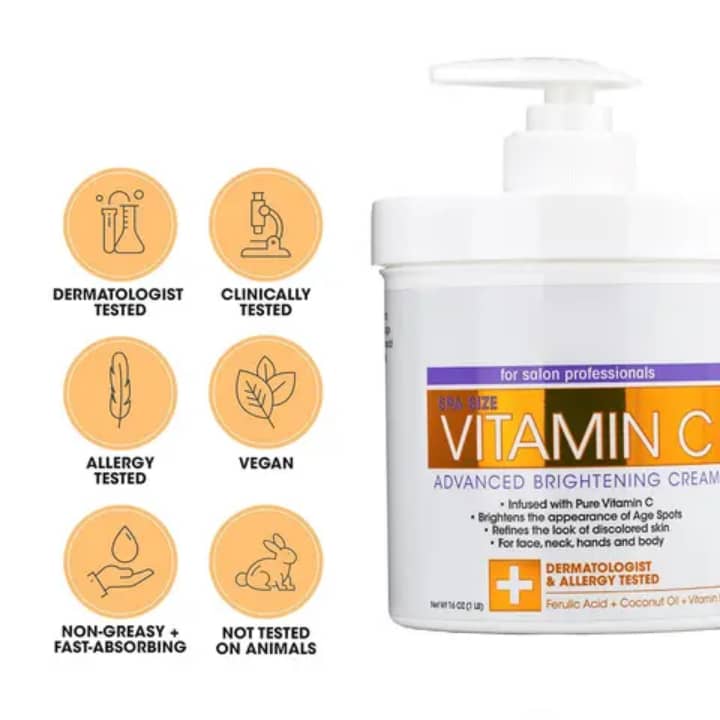 Crème Corporelle Vitamine C – Hydratante & Éclat Naturel