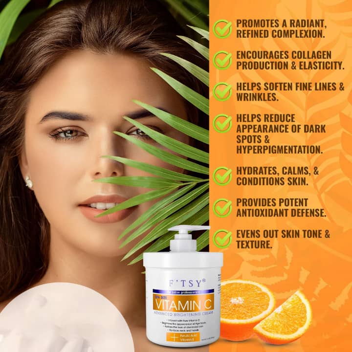 Crème Corporelle Vitamine C – Hydratante & Éclat Naturel