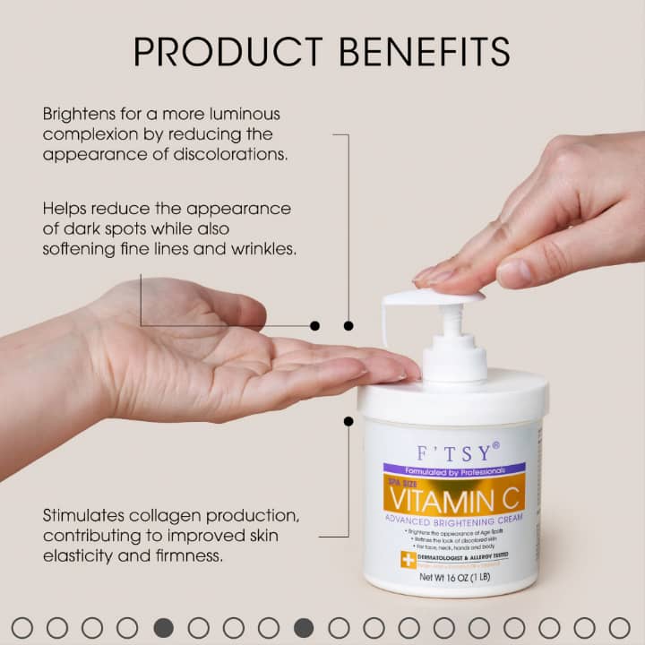 Crème Corporelle Vitamine C – Hydratante & Éclat Naturel