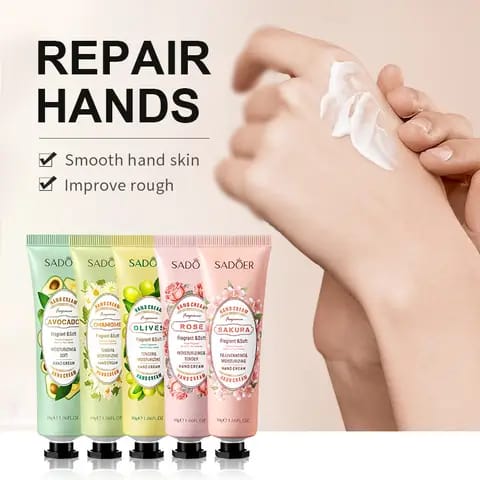 Crème Mains Hydratante Parfumée 30 g – Extraits de Fruits et Plantes pour des Mains Douces et Éclatantes