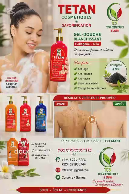 GEL DOUCHE BLANCHISSANT